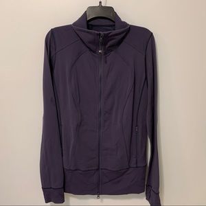 Lululemon long fitted track jacket NAVY